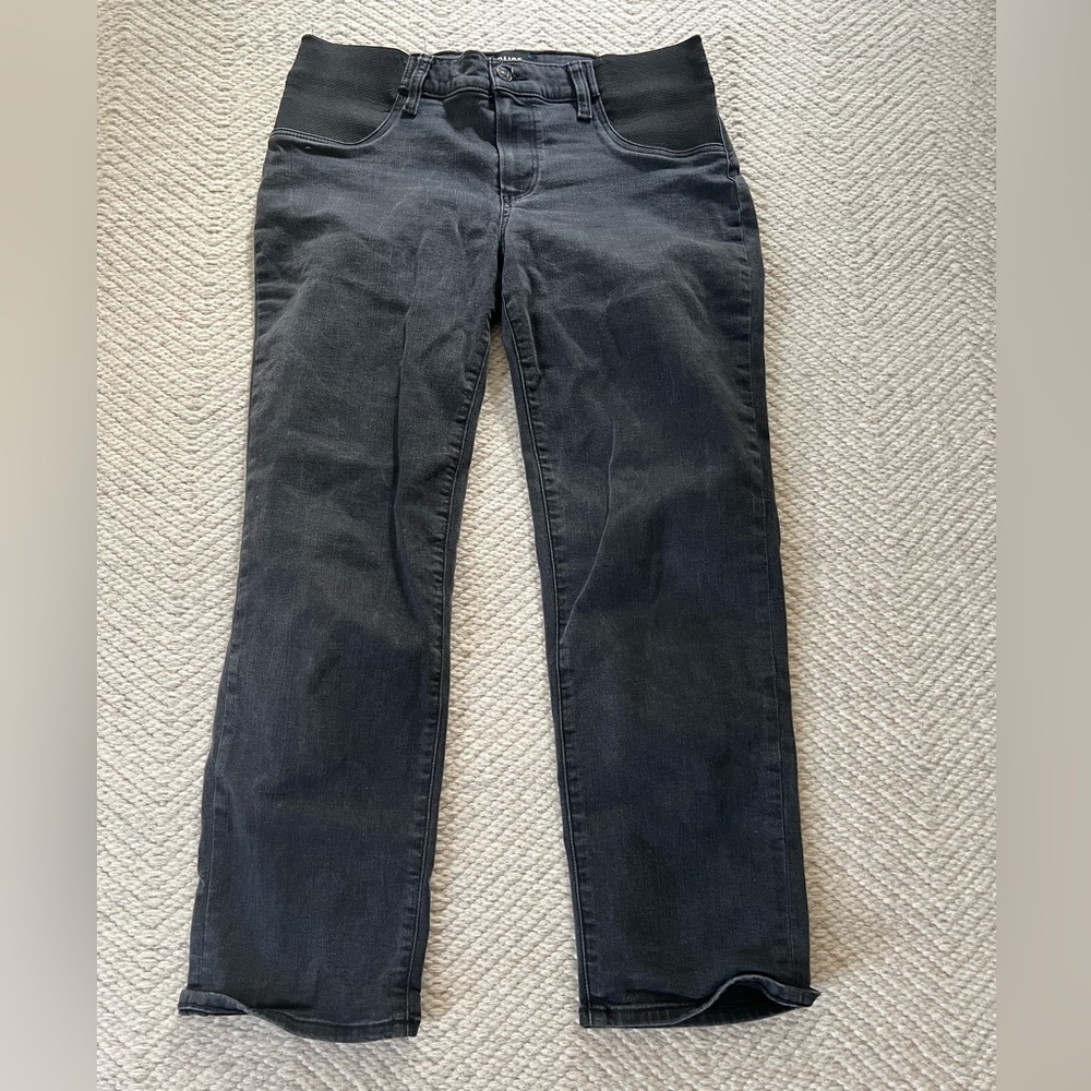 Paige Noella Maternity Denim in Black, Size 28